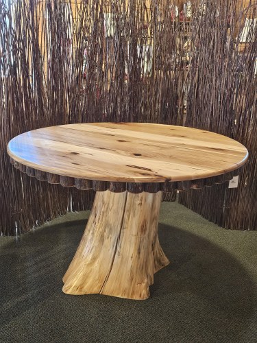 Hickory Round Dining Table