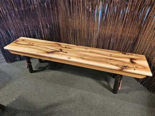 Hickory Rectangular Bench