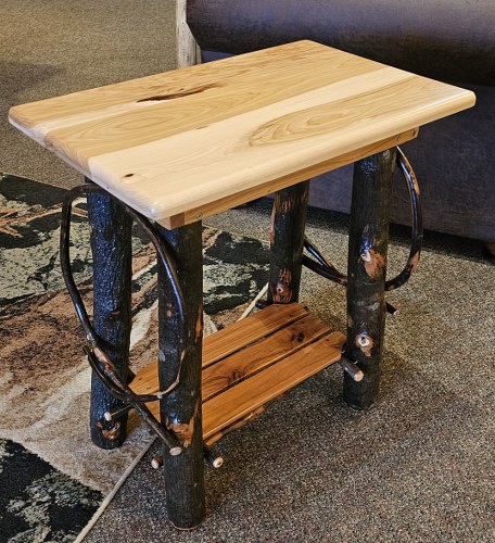 Hickory End Table Small