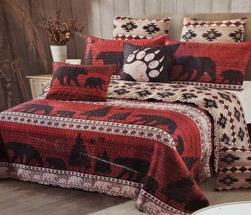 Creekside Bear Quilt Set