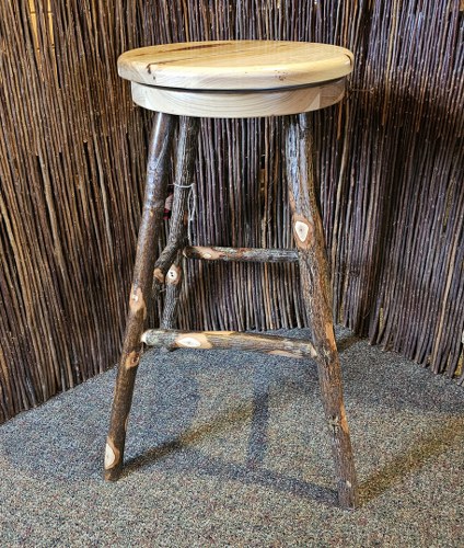 Hickory Weaver Swivel Stool