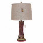 Vertical Canoe Table Lamp