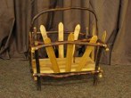 Hickory Magazine Rack