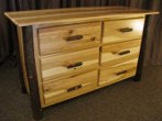 Hickory Dresser 6 Drawer