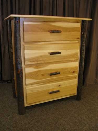 Hickory Chest 4 Drawer