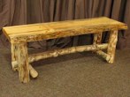 Live Edge Pine Bench