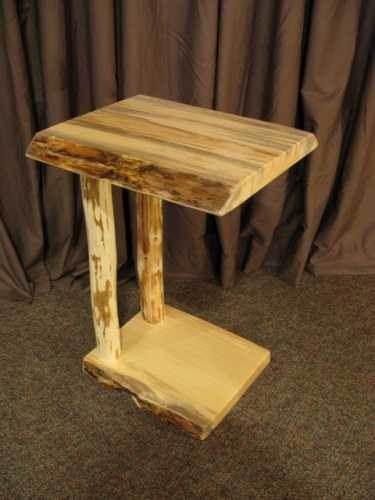 Live Edge Pine Push Table