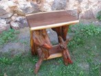 Black Walnut and Root Plant Stand