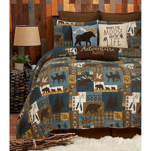 Timber Trails Sky Quilt Set